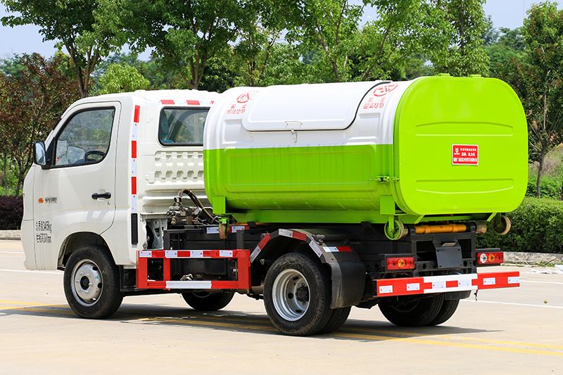 （蓝牌）福田祥菱钩臂垃圾车（3方）