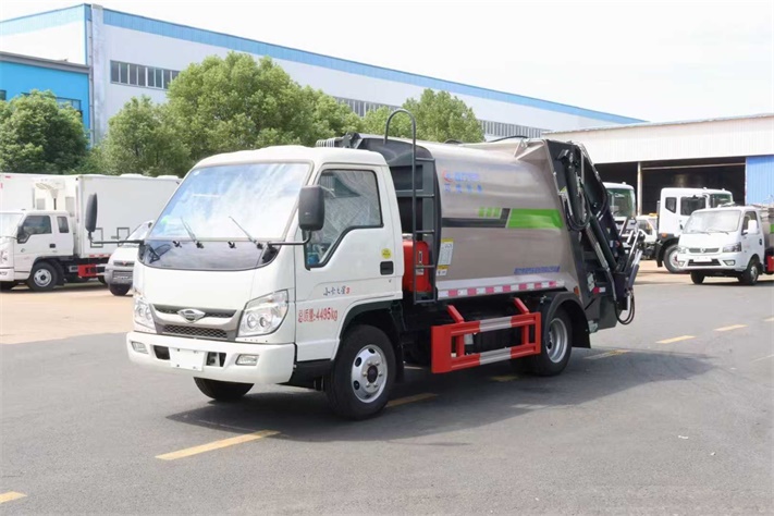 福田蓝牌压缩垃圾车
