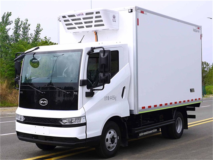 比亚迪T5EV纯电动冷藏车
