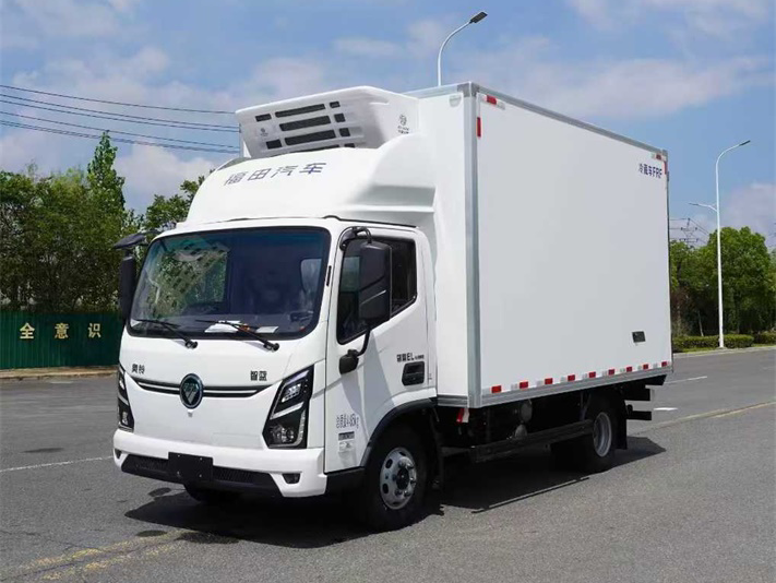 福田智蓝纯电动冷藏车