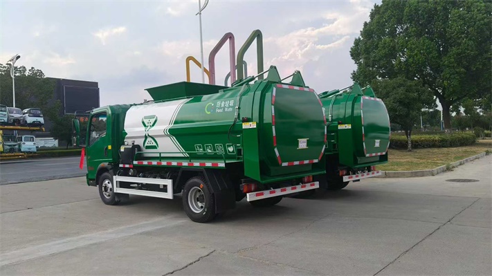 重汽豪沃蓝牌餐厨垃圾车